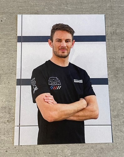 Biglietto autografo bmw - m4, gt3