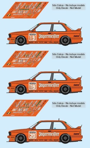 Decals bmw e30 dtm - decals, m3