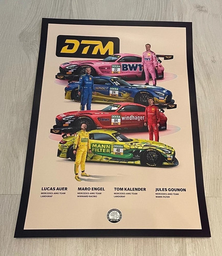 Poster mercedes amg gt3 dtm - mercedes,